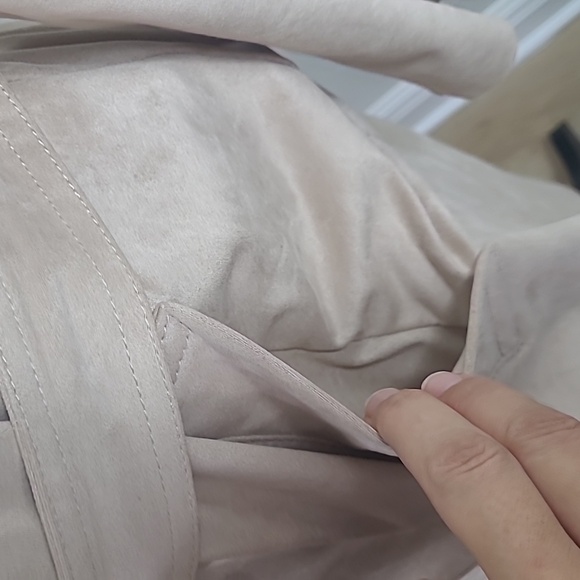 Zara Elegant Tan Trench Coat Size M - Picture 6 of 8